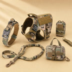 Tactical dog harness kit in Camo