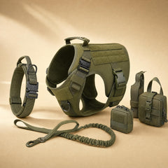 Tactical Dog Harness Kit, Green